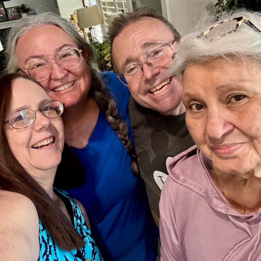 Family togetherness smiling and being together. 