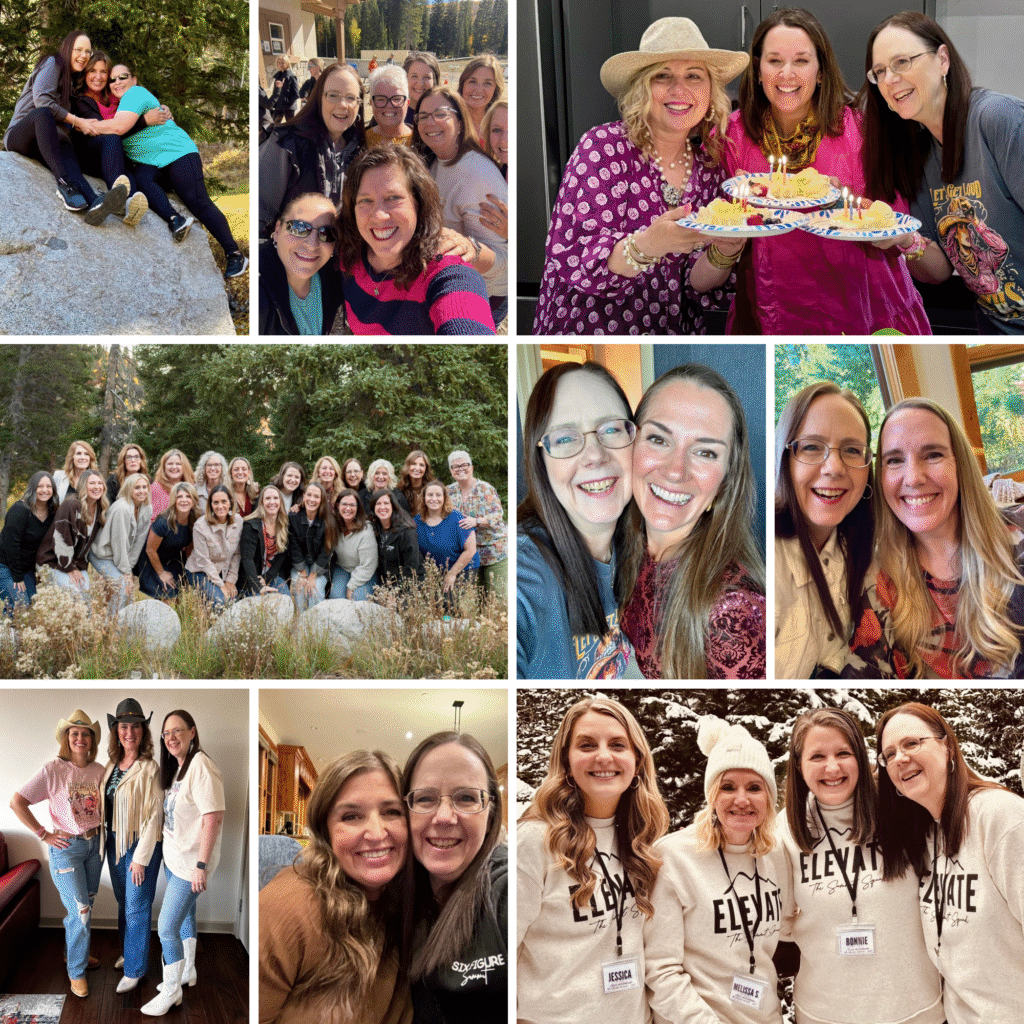 Women friends on outings and traveling together. 