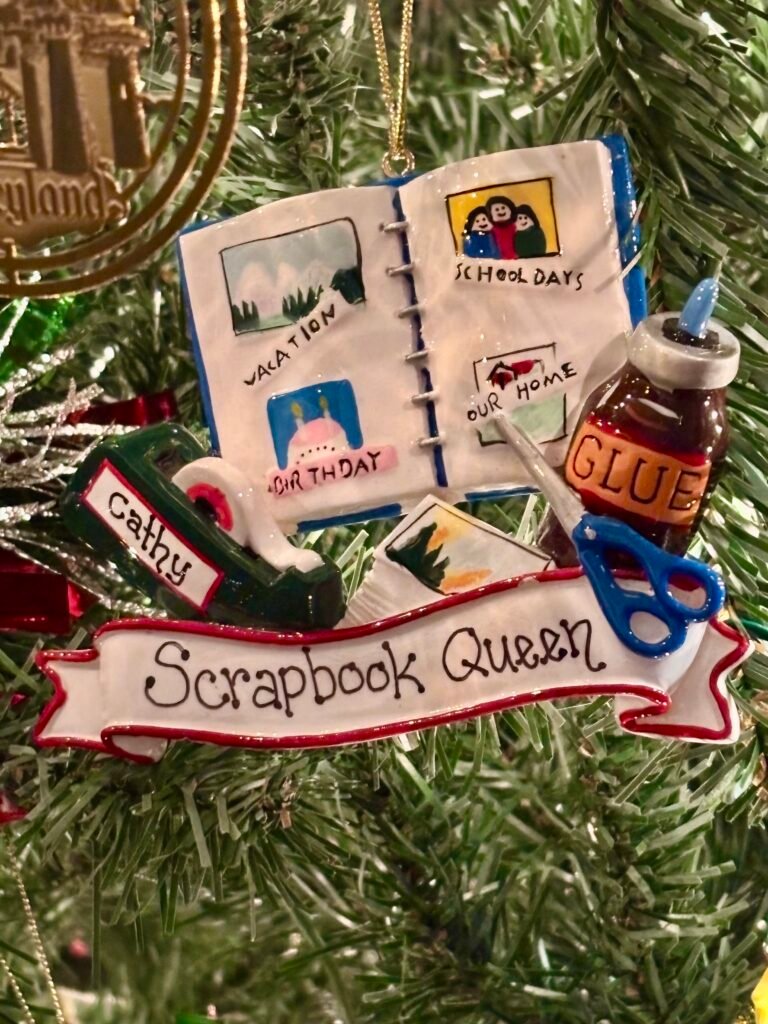 Scrapbook Queen Christmas ornament