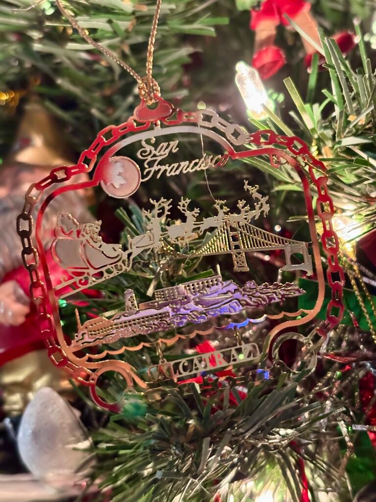 Alcatraz Island Christmas ornament