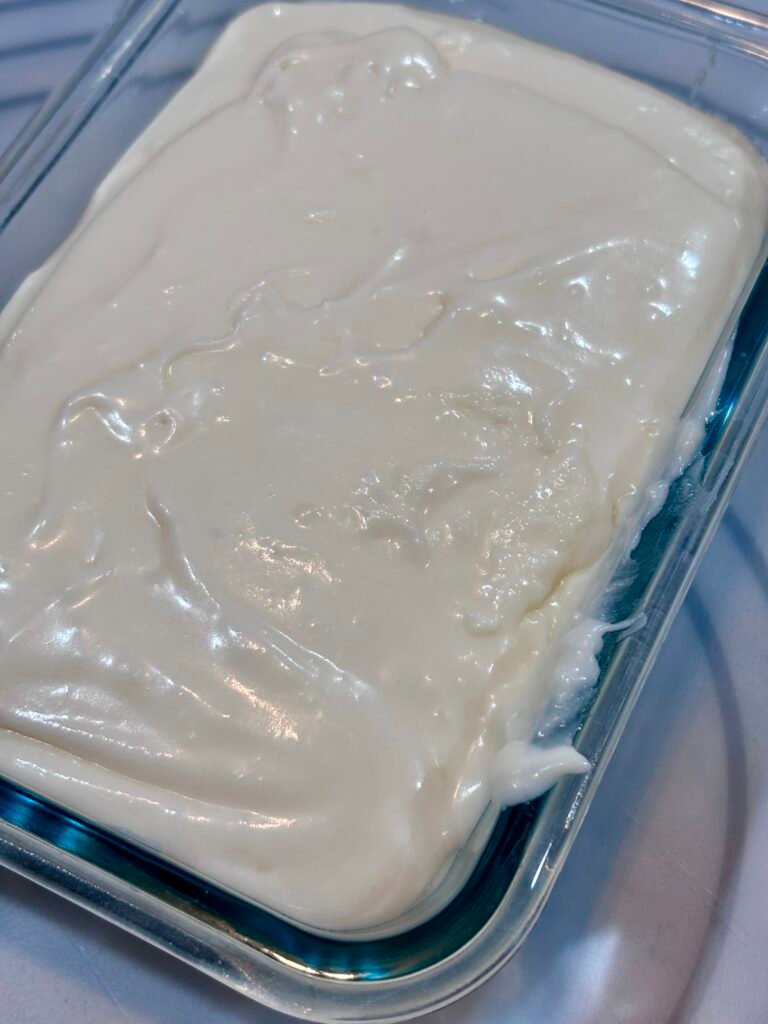 Homemade cream cheese frosting for cookie butter cinnamon rolls