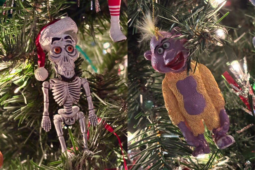 Alchmed & Walter - Jeff Dunham Christmas ornaments.