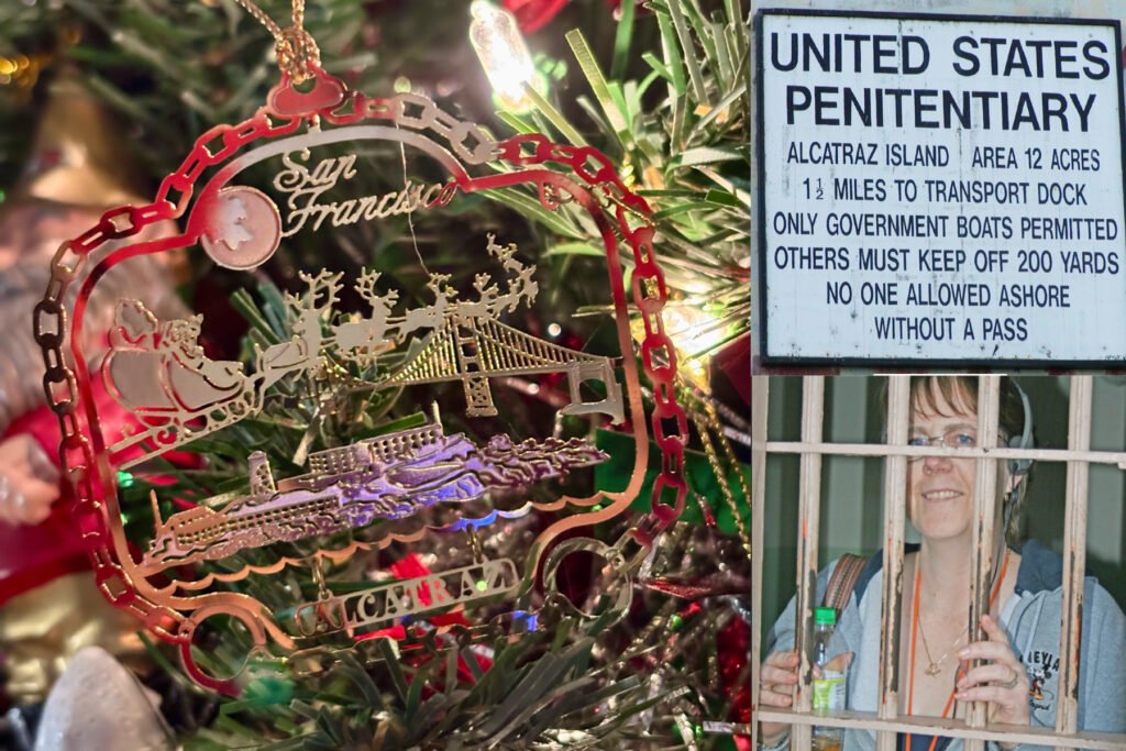 Alcatraz Island Christmas ornament