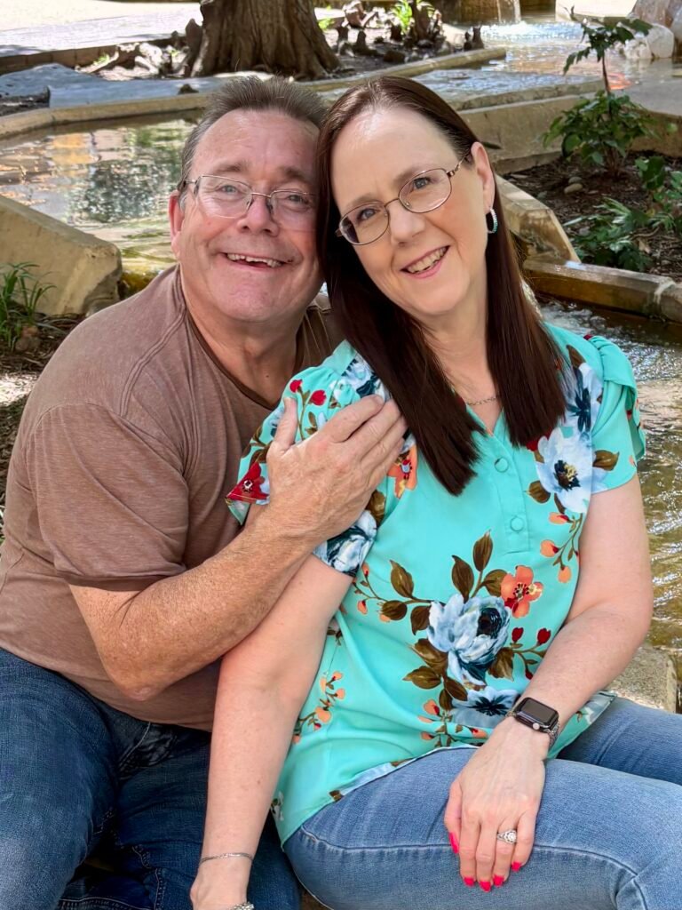 Midlife couple on vacation in Dallas, Texas