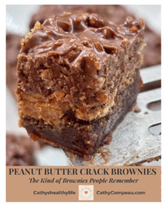 Peanut Butter Crack Brownies