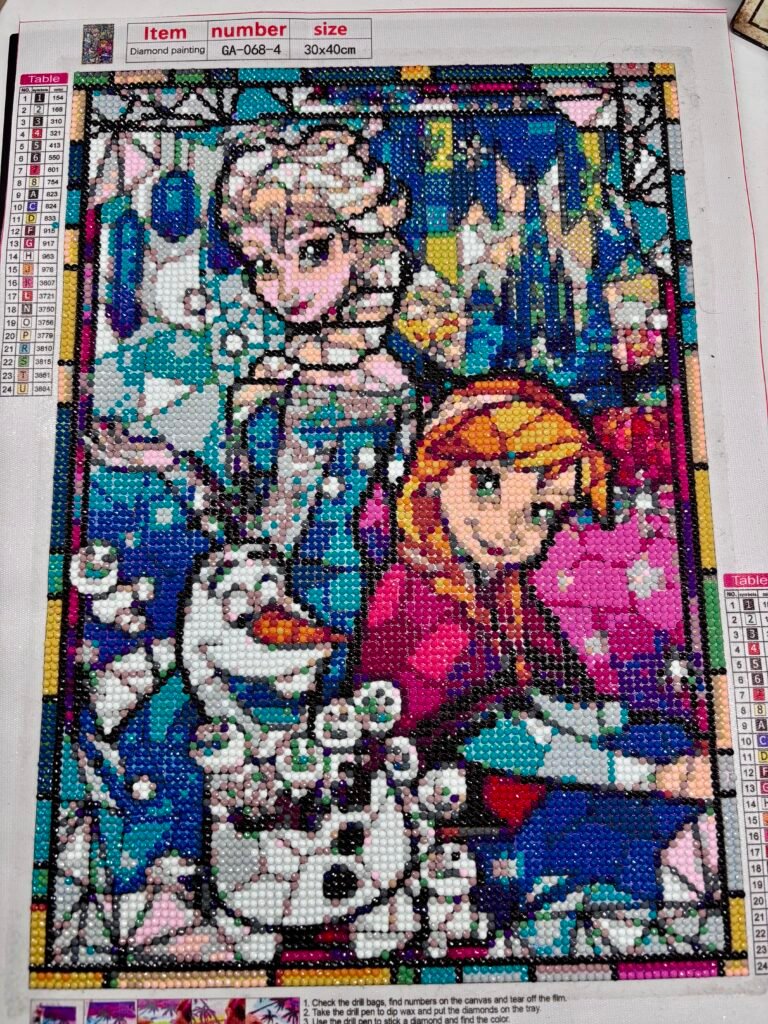 Disney Frozen Diamond Art project 