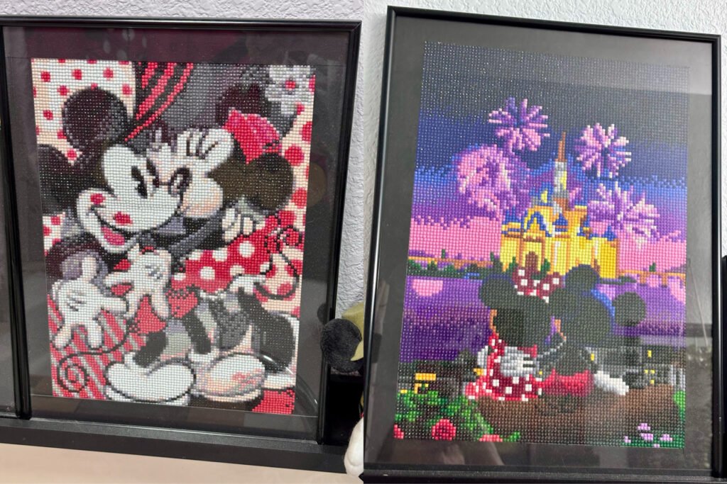 Diamond Art Mickey & Minnie Mouse Disney finished projects 